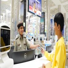 GDRFA fulfills a child's dream and allows him to experience a day as a passport officer at Dubai Airport