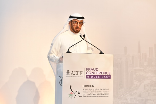Speech of the Director General of GDRFA Dubai in the fraud conference