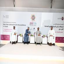 الإدارة العامة للإقامة وشؤون الأجانب بدبي تحتفي بالفئة العاملة باحتفالات رأس السنة  للقوى العاملة في دبي 2025 "نحتفل بالإنجازات.. نبني المستقبل"